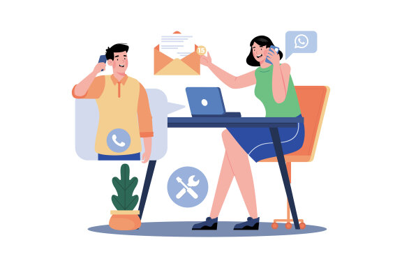 M729_ Multitasking Concept Illustration Pack