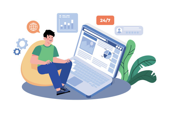 M727_Digital Marketing Illustration Pack 1