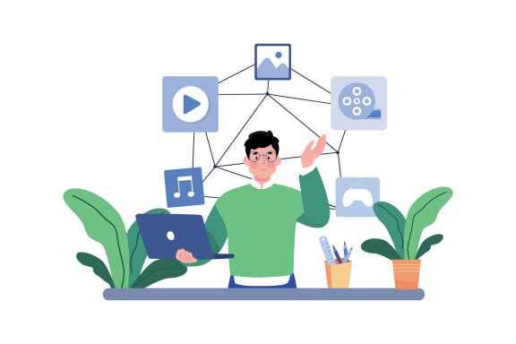 M727_Digital Marketing Illustration Pack 1