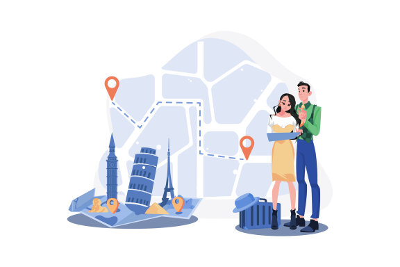 M719_Travel & Vacation Illustration Pack