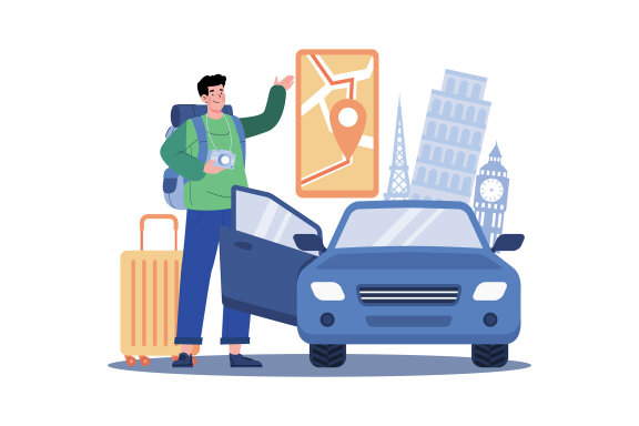 M711_Travel & Vacation Illustration Pack 1
