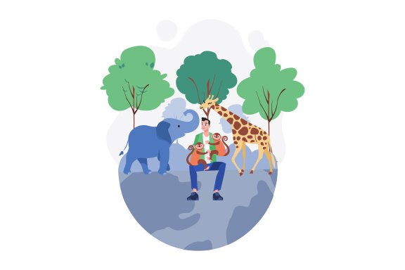 M707_Green Living FREE Illustration Pack