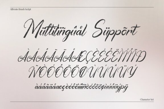 Alfrenio | Handwritten Brush Script