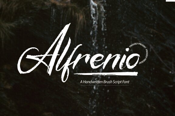 Alfrenio | Handwritten Brush Script
