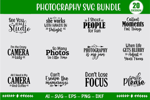 Photography SVG Bundle