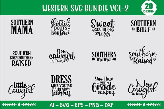 Western SVG Bundle