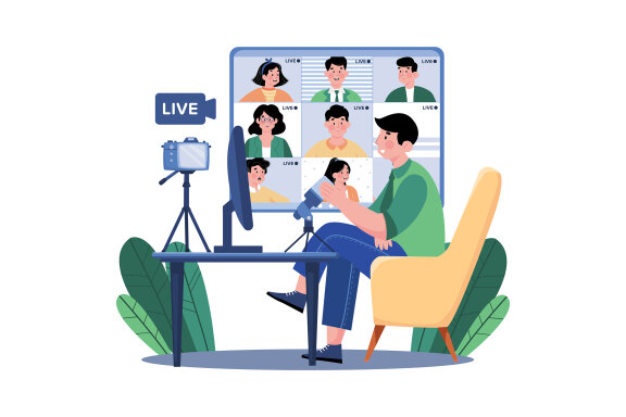 M698_Video Streaming Illustration Pack 1