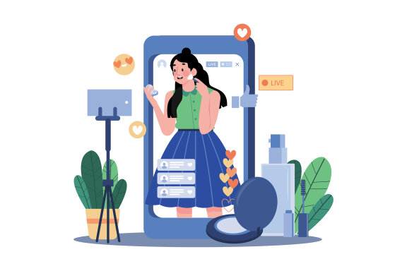 M698_Video Streaming Illustration Pack 1