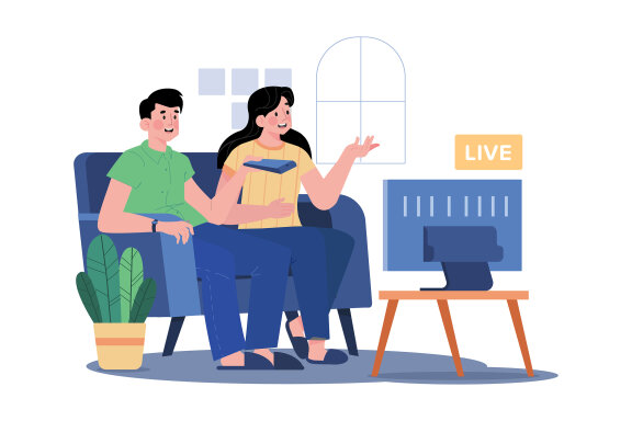 M698_Video Streaming Illustration Pack 1