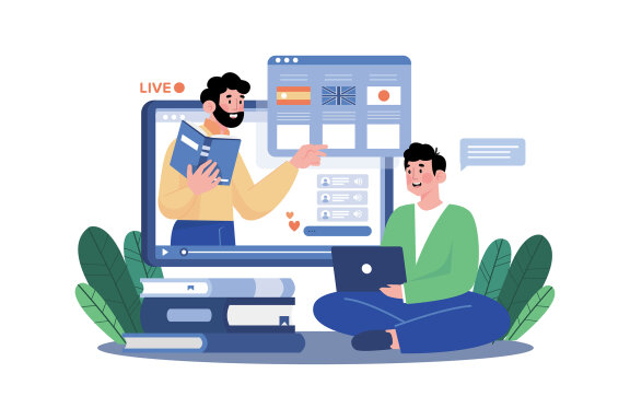 M698_Video Streaming Illustration Pack 1