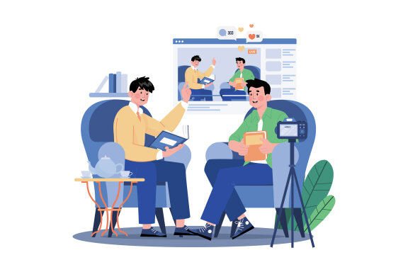 M698_Video Streaming Illustration Pack 1