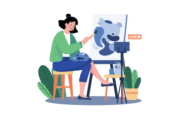 M698_Video Streaming Illustration Pack 2