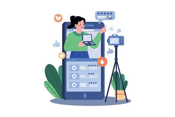 M698_Video Streaming Illustration Pack 2