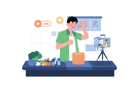M698_Video Streaming Illustration Pack 2