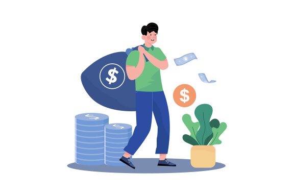 M696_Business Finance Illustration Pack 1