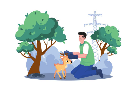 M693_Green Living Illustration Pack