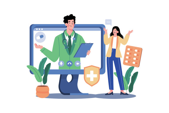 M691_Healthcare & Medical Illustration Pack