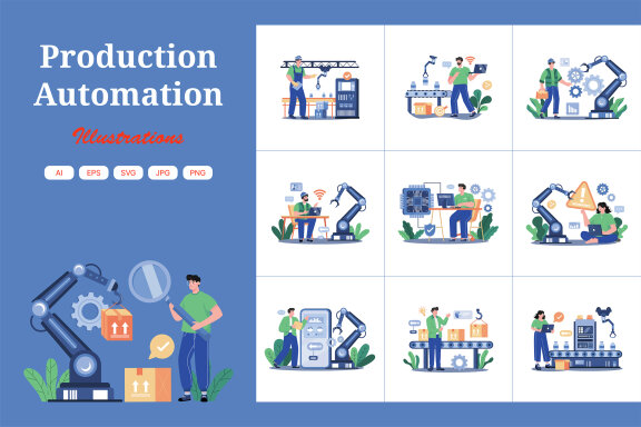M684_Production Automation Illustration Pack 1