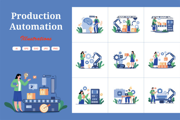 M684_Production Automation Illustration Pack 2
