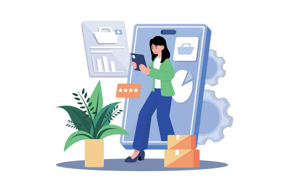M677_Digital Marketing Illustration Pack