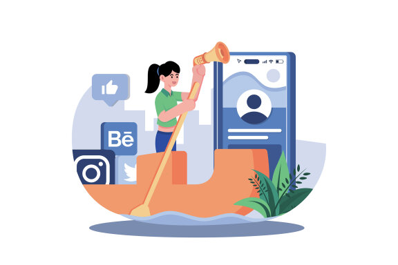 M677_Digital Marketing Illustration Pack