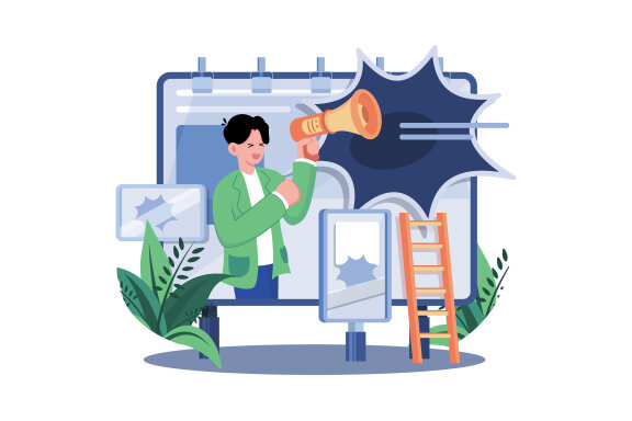 M677_Digital Marketing Illustration Pack