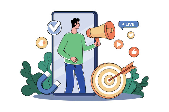 M675_Digital Marketing Illustration Pack 1