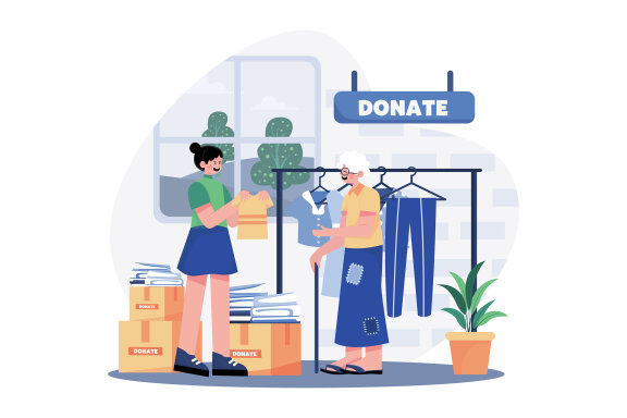 M671_Charity and Donation Illustration Pack 