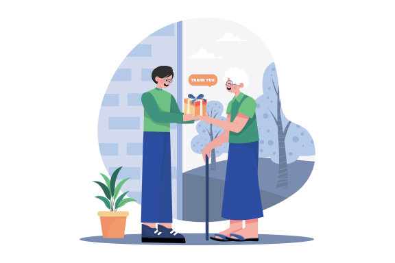 M671_Charity and Donation Illustration Pack 