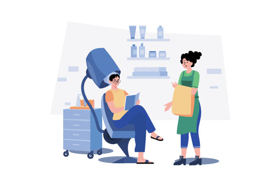 M669_Beauty Salon & Spa Illustration Pack
