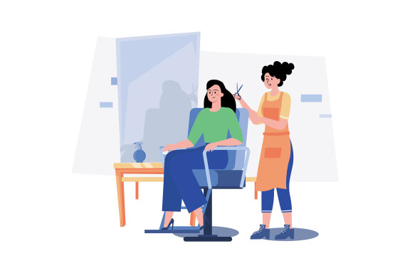 M669_Beauty Salon & Spa Illustration Pack