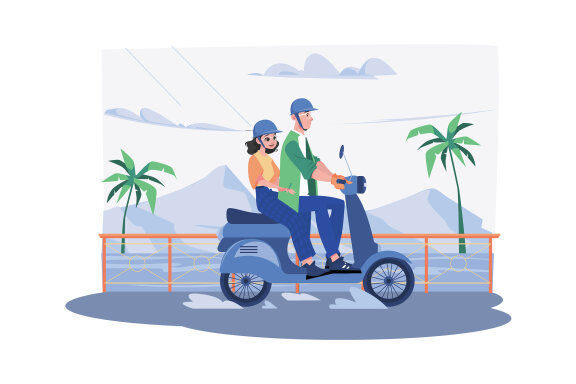 M667_Couple In Love Illustration Pack