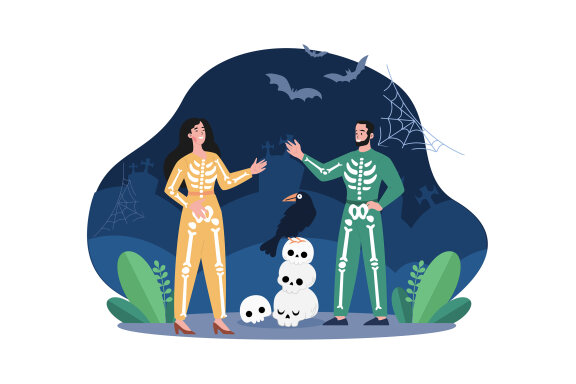 M663_Happy Halloween Illustration Pack
