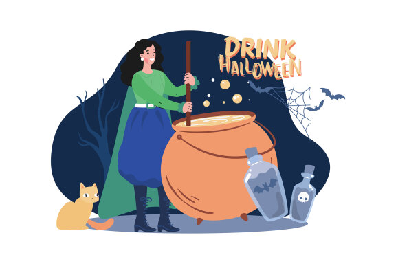 M663_Happy Halloween Illustration Pack