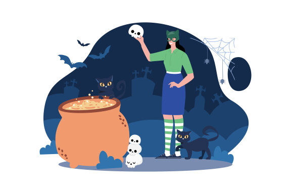 M663_Happy Halloween Illustration Pack