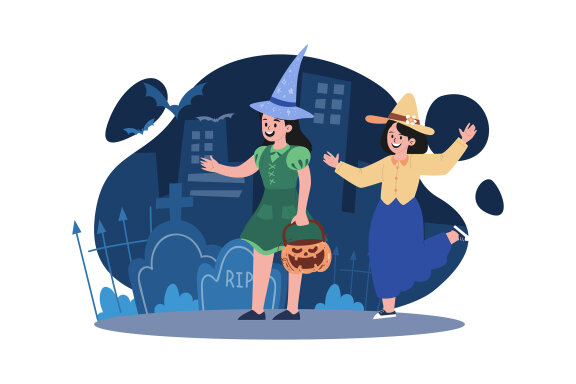 M663_Happy Halloween Illustration Pack
