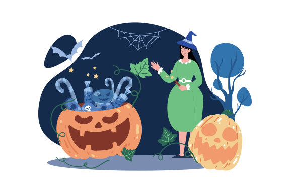 M663_Happy Halloween Illustration Pack