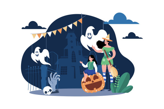 M663_Happy Halloween Illustration Pack