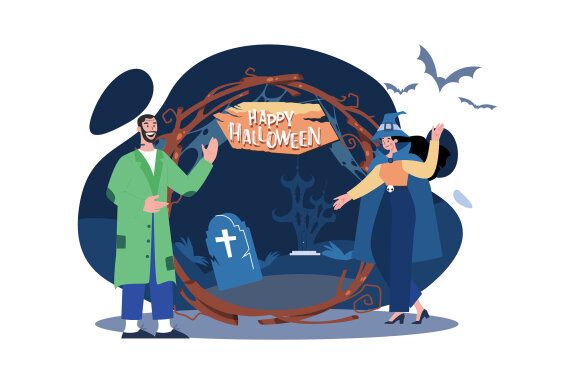 M663_Happy Halloween Illustration Pack