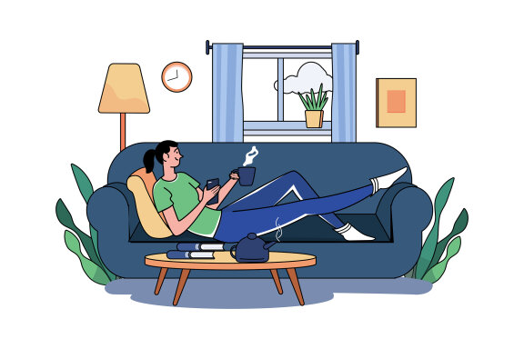 M658_People In Lockdown Illustration Pack