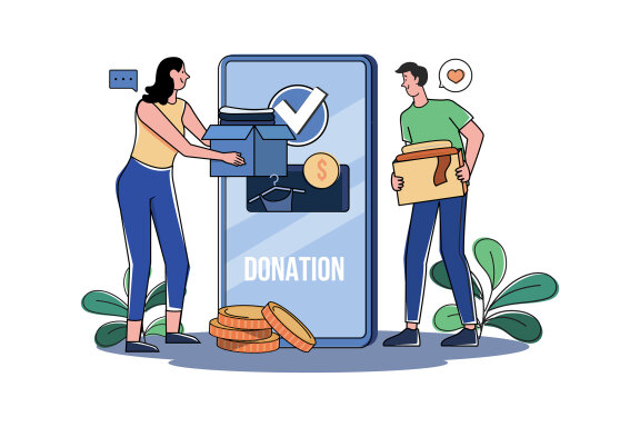 M657_Charity and Donation Illustration Pack