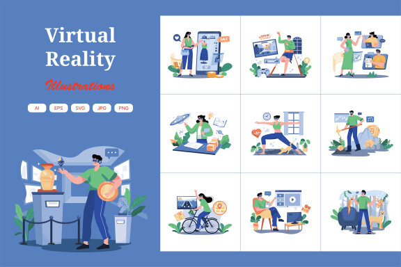 M644_Virtual Reality Illustration Pack