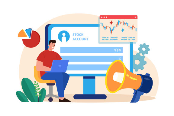 M642_Stock Market FREE Illustration Pack
