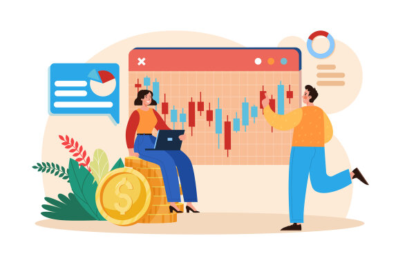 M642_Stock Market FREE Illustration Pack