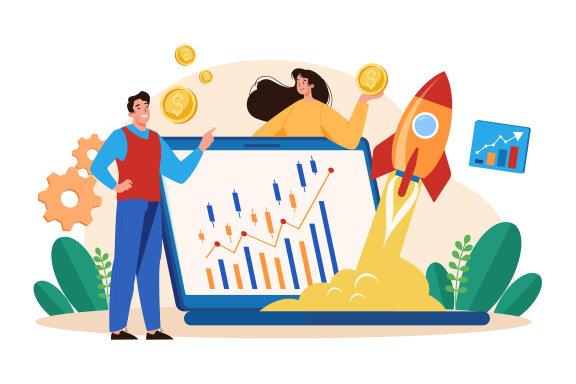 M642_Stock Market FREE Illustration Pack