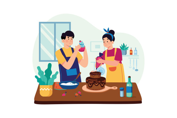 M638_Cooking & Kitchen Illustration Pack