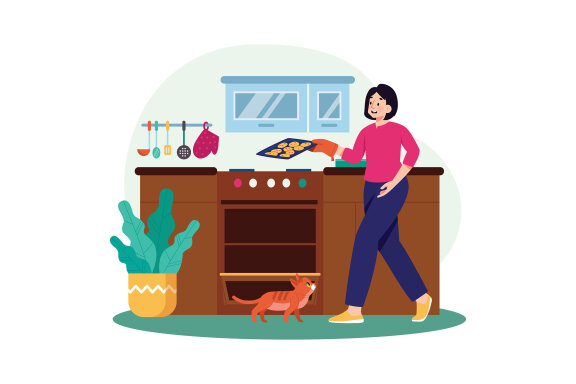 M638_Cooking & Kitchen Illustration Pack