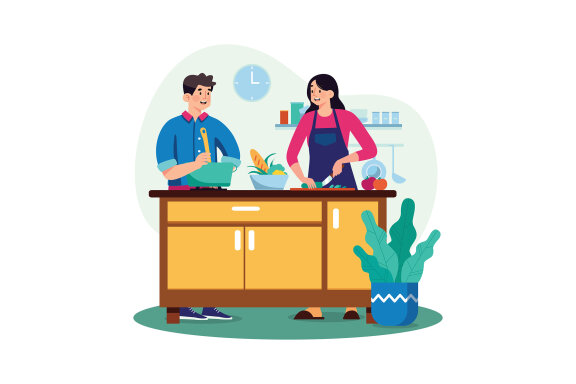 M638_Cooking & Kitchen Illustration Pack