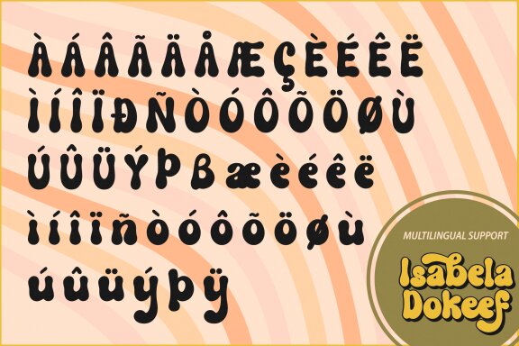 Isabela Dokeef | Retro Bold Display