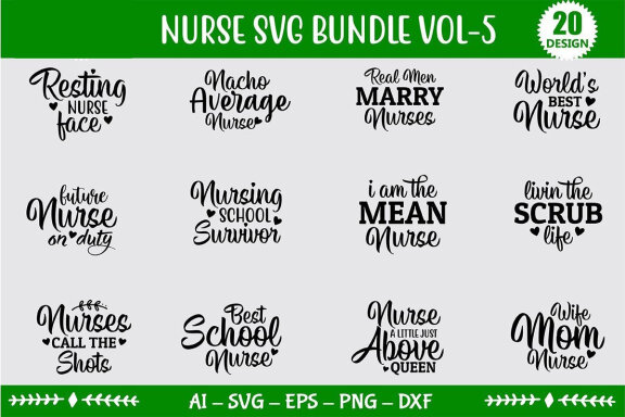 Nurse Svg Bundle